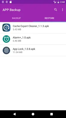 App Backup android App screenshot 0